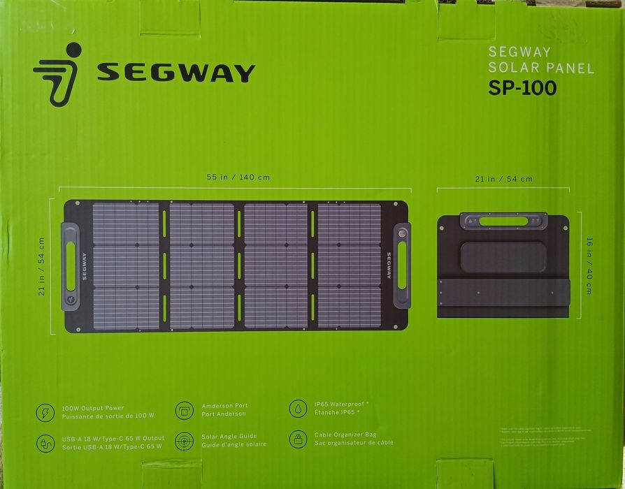 Сонячна панель 100W, Segway SP100  – портативна, нова, запакована