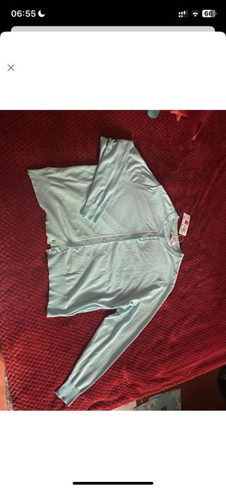 Кофта m&s ніжно блакитна, нова