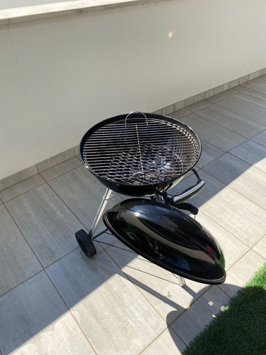 Barbecue a carvão Weber compact kettle 47 cm preto