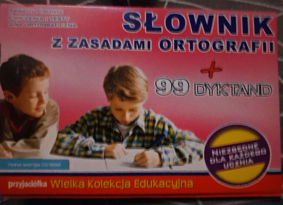 Słownik z zasadami ortografii + 99 dyktand