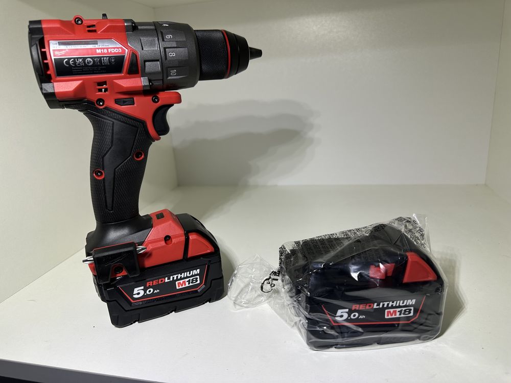 Акумуляторний дриль шуруповерт Milwaukee M18 FDD3-502X