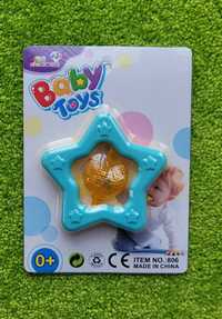 Baby Toys grzechotka twardy gryzak gwiazdka