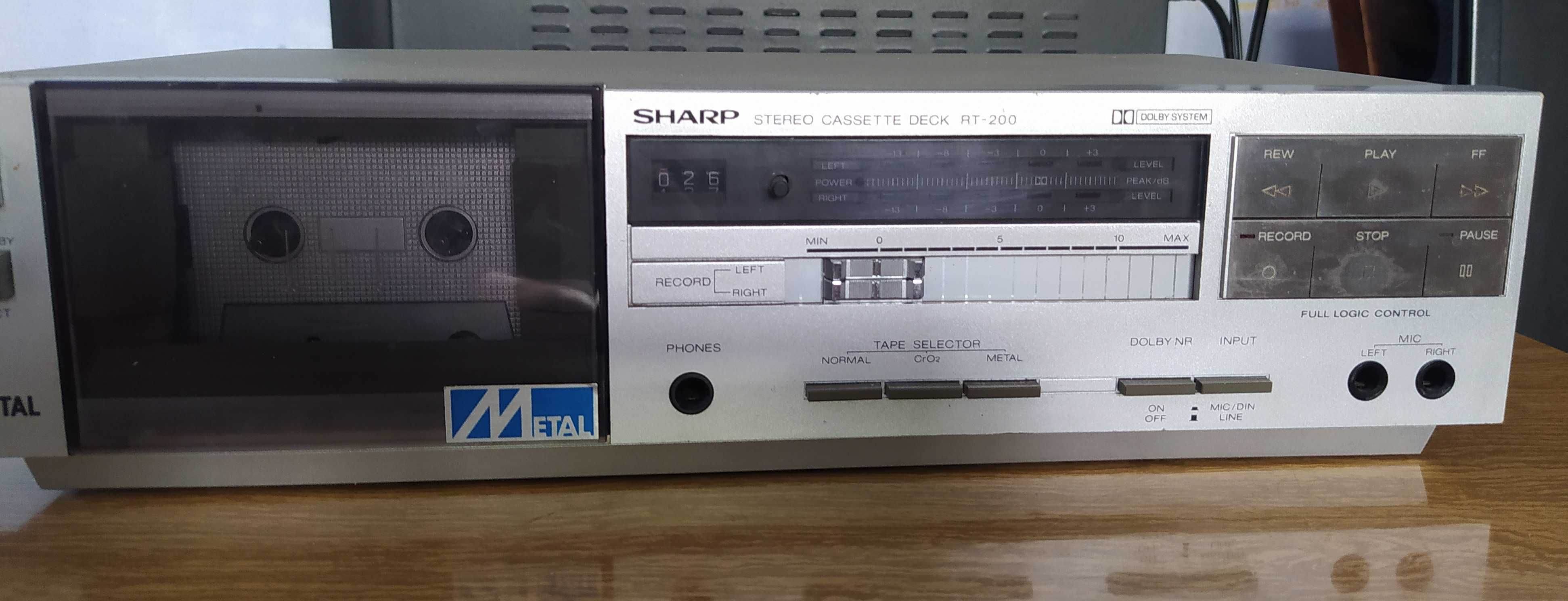 касетна дека sharp rt-200h