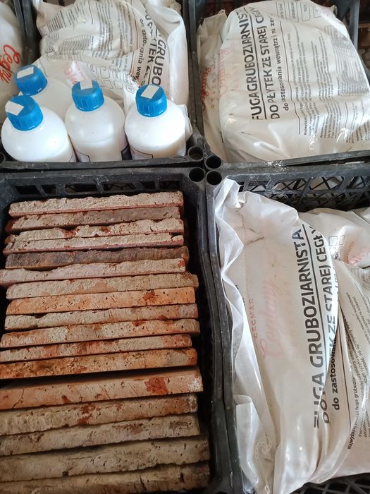 Płytki z starej rozbiórkowej cegły,płytki ceglane,płytki z cegły lico