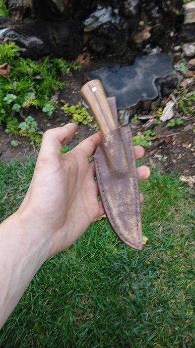 Ręcznie wykuty nóż myśliwski/ nóż edc/Knifemaking.