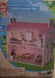 Drewniany Domek dla lalek Playtive dolls hause 48x46x30 cm Stan bdb