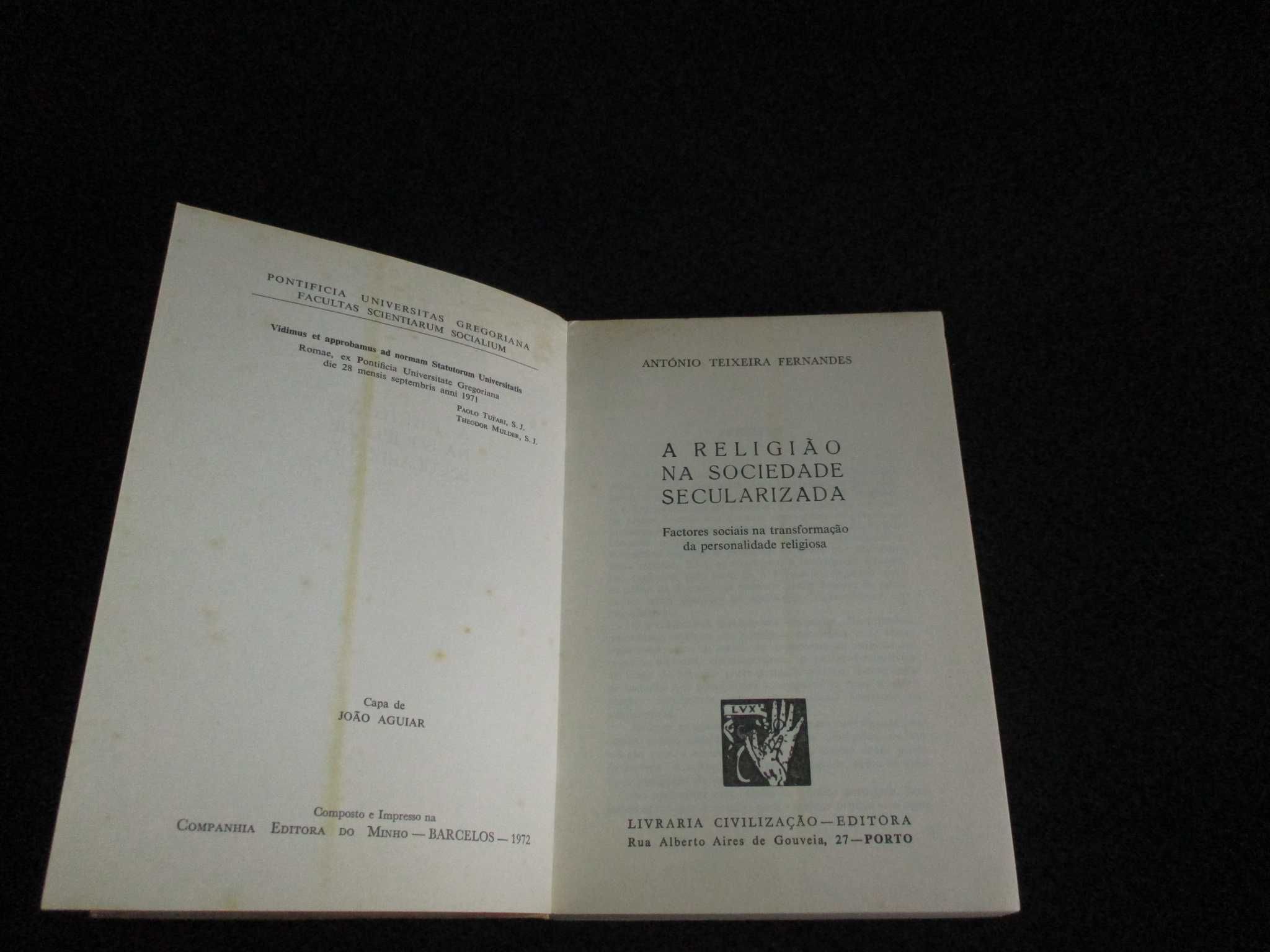 Livro A Religião na Sociedade Secularizada A. Teixeira Fernandes