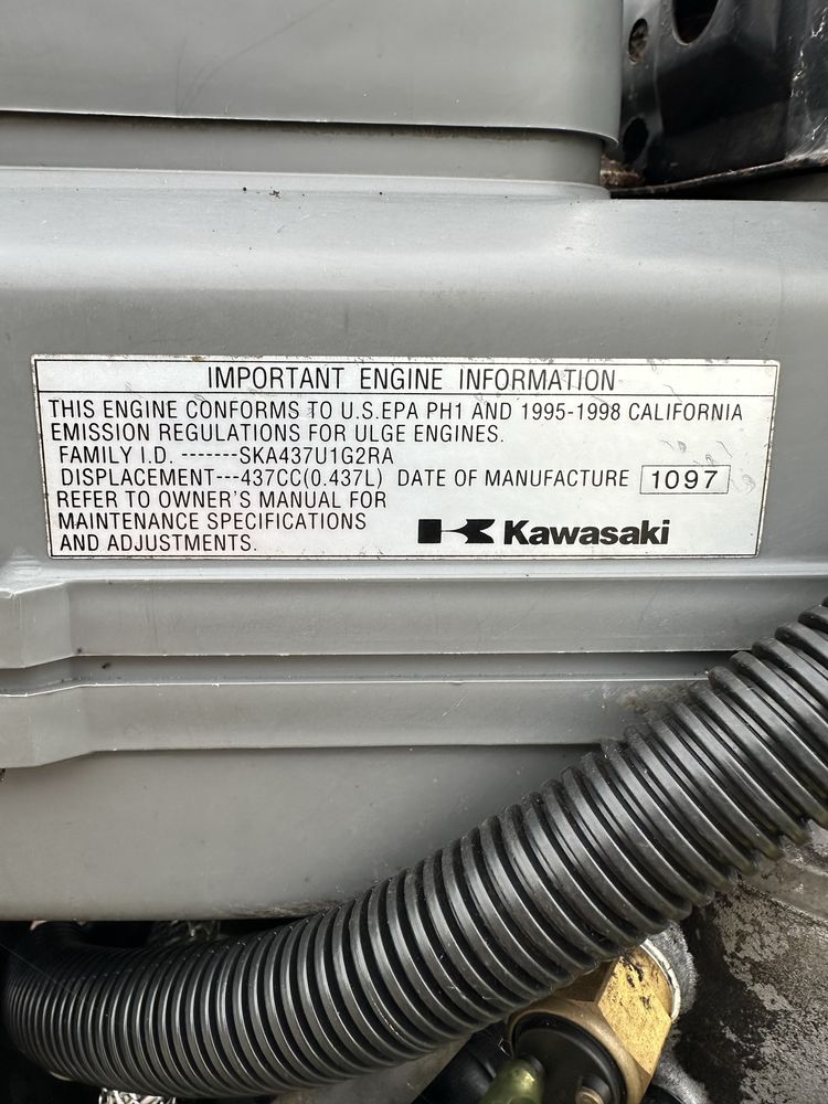 Kosiarka traktorek john deere LX178 Kawasaki  OHV FD440V twin