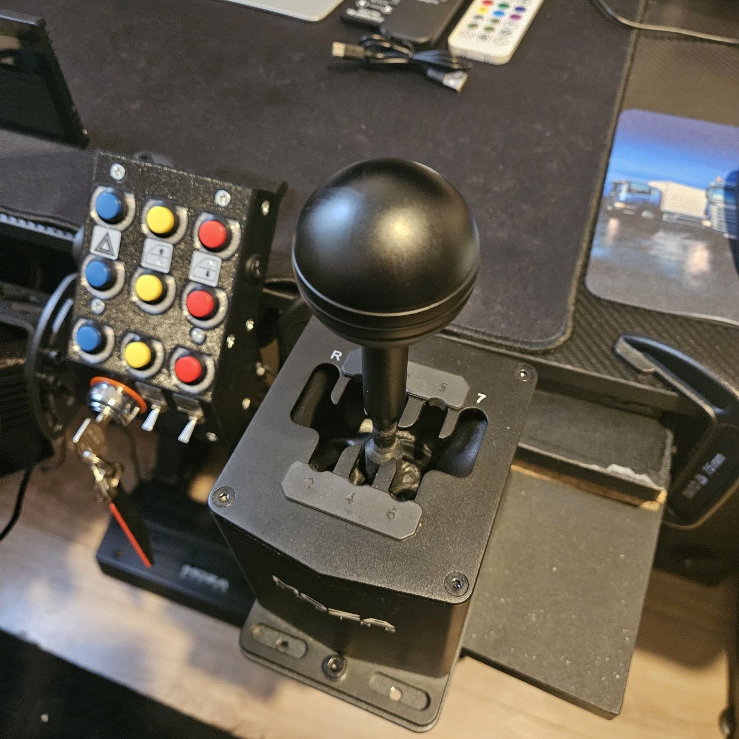 Moza Racing HGP Skrzynia biegów H shifter plus uchwyt.