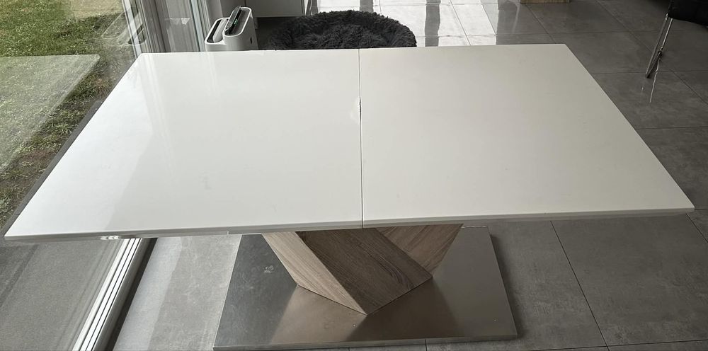 Stół Rozkładany 160(220)X90x75 Nowoczesny bialy