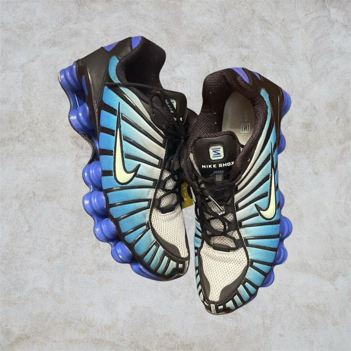 Nike Shox TL Vapor Green Racer Blue Size 44