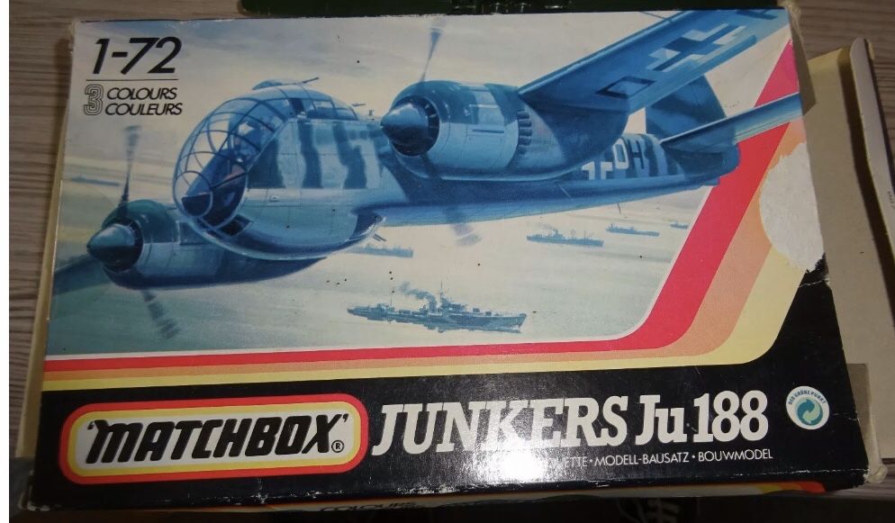 1/72 Junker Ju 188 Matchbox Раритет