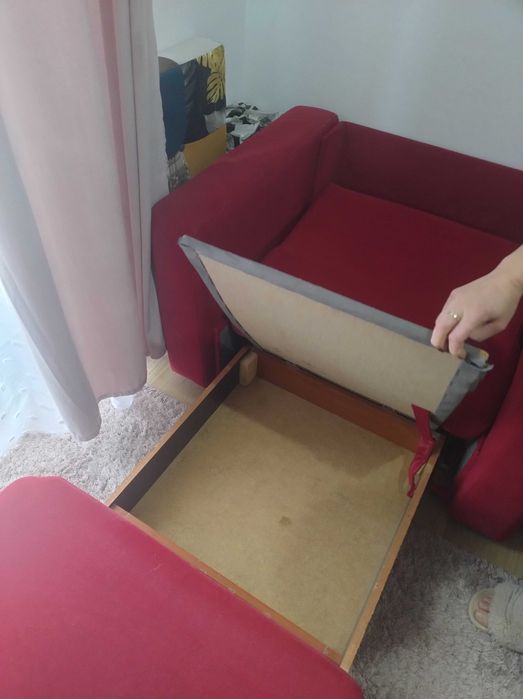 Fotel jedynka z funkcją spania