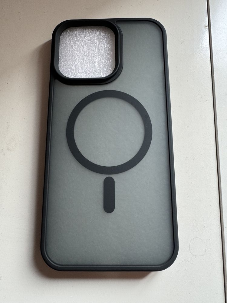 Capa iPhone 15 Pro Max cor Mate + protetor vidro ecrã