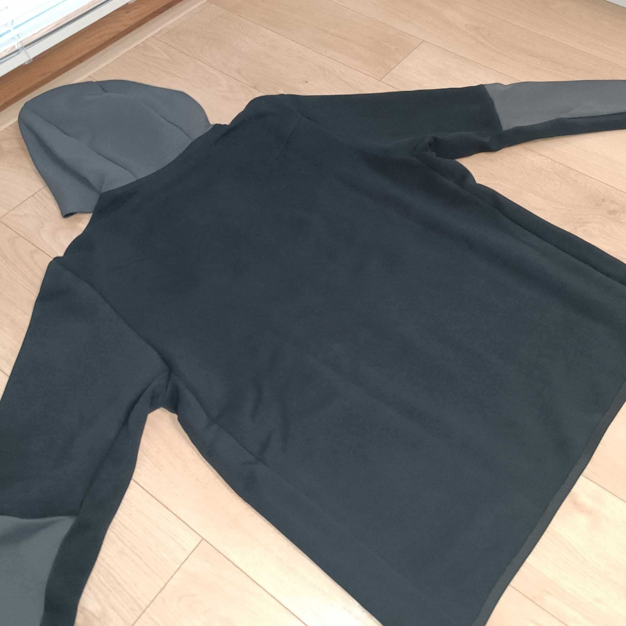 Bluza męska z kapturem Nike Sportswear Tech Fleece r. XL czarno-szara