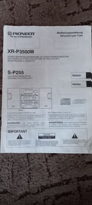 Wieża* Pioneer* 6 płyt* pilot*