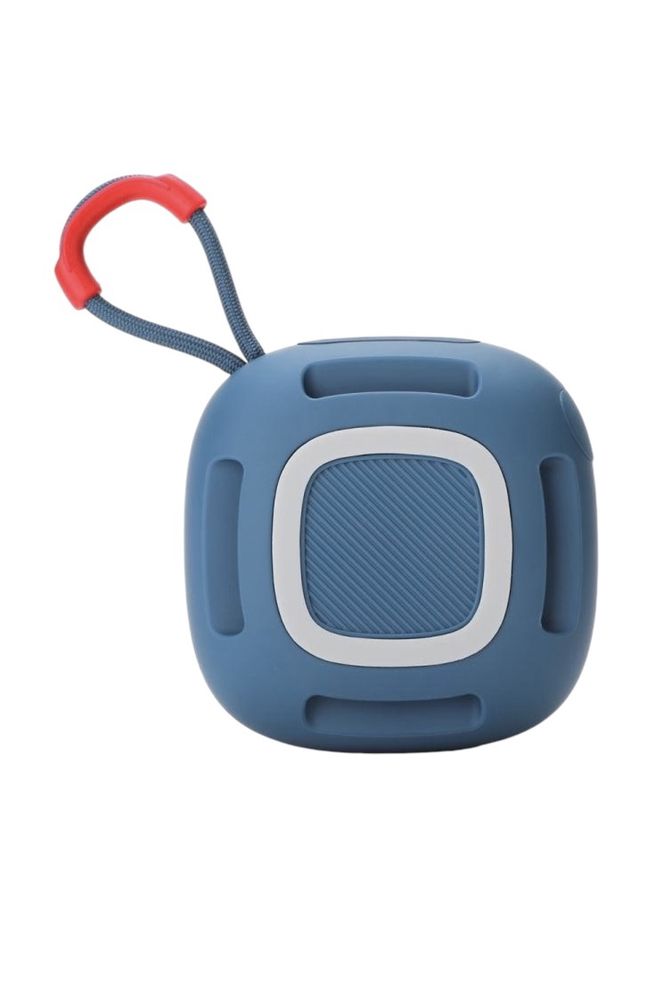 Портативна бездротова колонка TG659, Bluetooth, blue з ремінцем