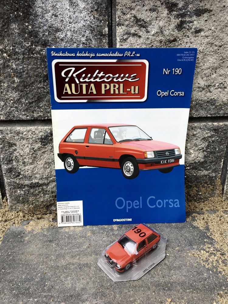 Czasopismo- OPEL CORSA-auta PRL,model,autka,kolekcja