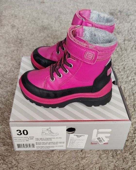 Зимові черевики для дівчинки Lenne