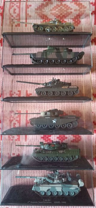 Модели основных боевых танков. 1/72