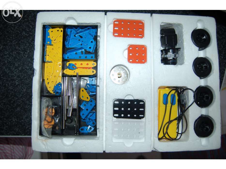 ANTIGO colecao Jogo MEK_struct lego metal carro telecomandado