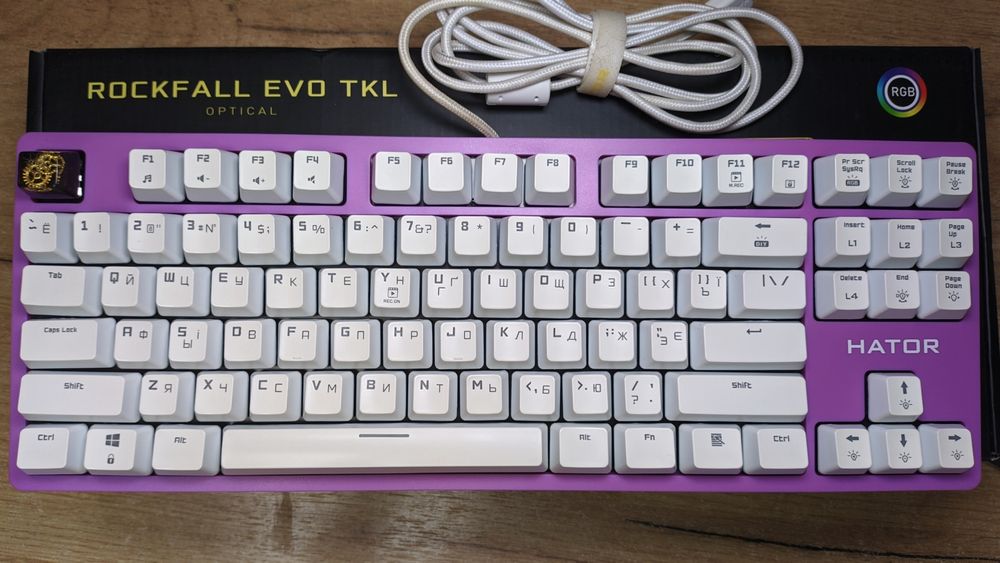 Клавіатура Hator Rockfall Evo Tkl