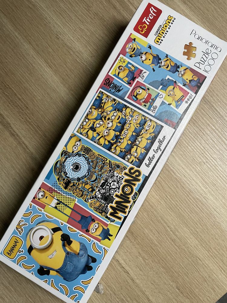 Puzzle Minionki 1000el panorama nowe