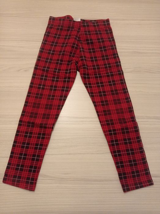 Ciepłe legginsy z meszkiem r.116