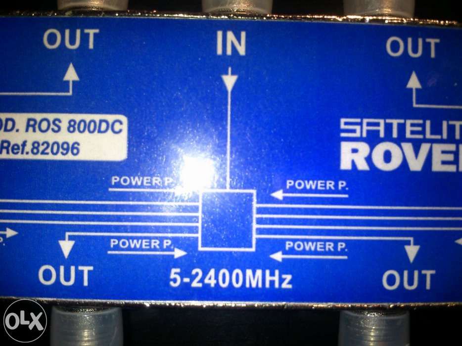Distribuidor de sinal por cabo rover ros 800dc 5-24000mhz