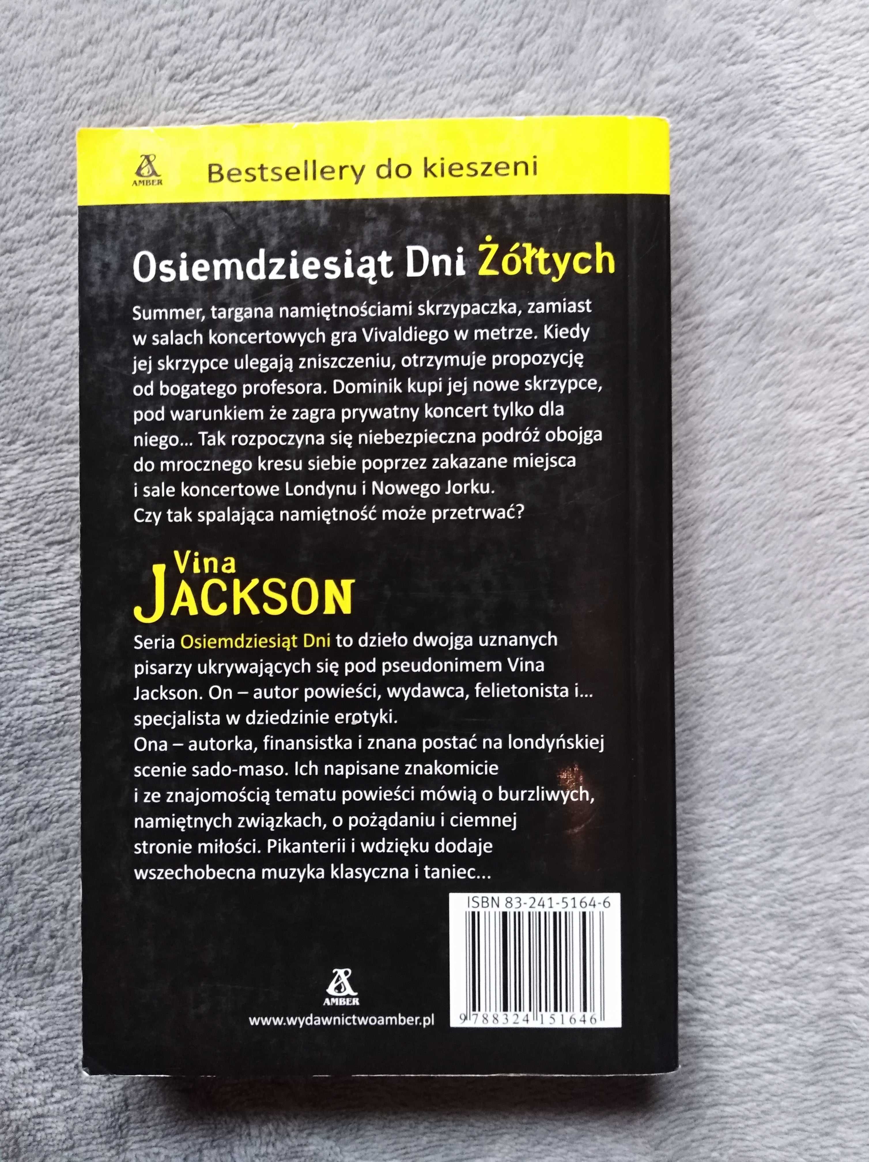 Vina Jackson "Osiemdziesiąt dni żółtych" wydanie kieszonkowe