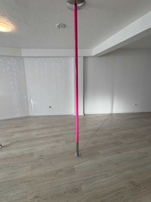 Uma varrao de pole dance, powder coated, rosa, 45 mm
