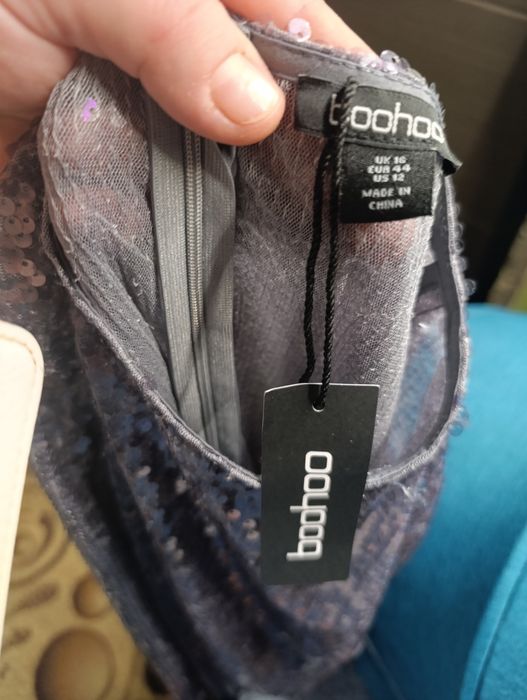 Шикарні сукні в паетках, Boohoo, р12/16