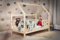 Łóżko dziecięce domek łóżeczko dziecięce z barierkami