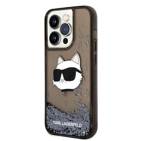 Etui Karl Lagerfeld Glitter Choupette Head na iPhone 14 Pro Max - czar