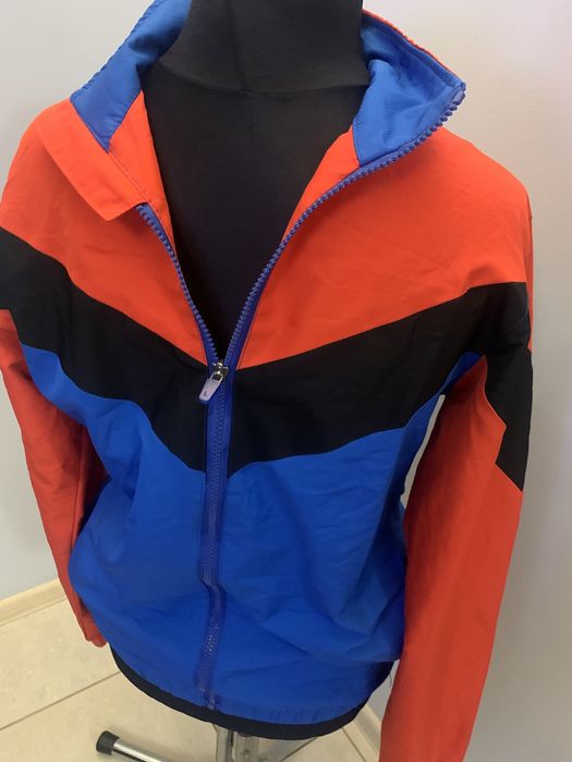 Lacoste super sportowa kurtka męska, wiatrówka r. S kolorowa