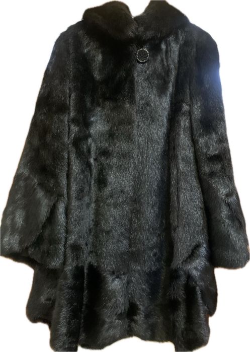 Норкова шуба (сурок) великого розміру. Ог-130