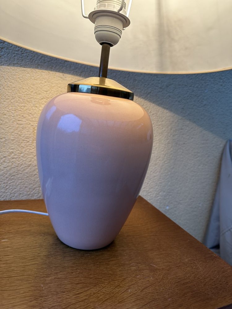 Ceramiczna  lampka morelowa