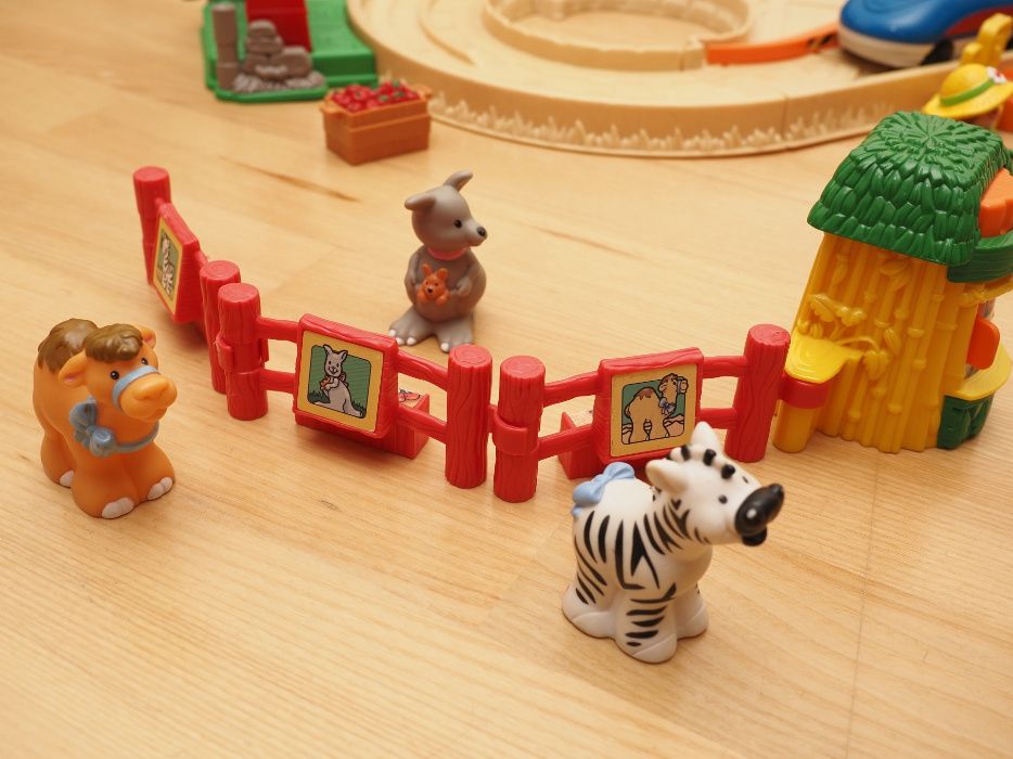 Kolejka Little People Fisher Price + gratis ZOO - super jakość