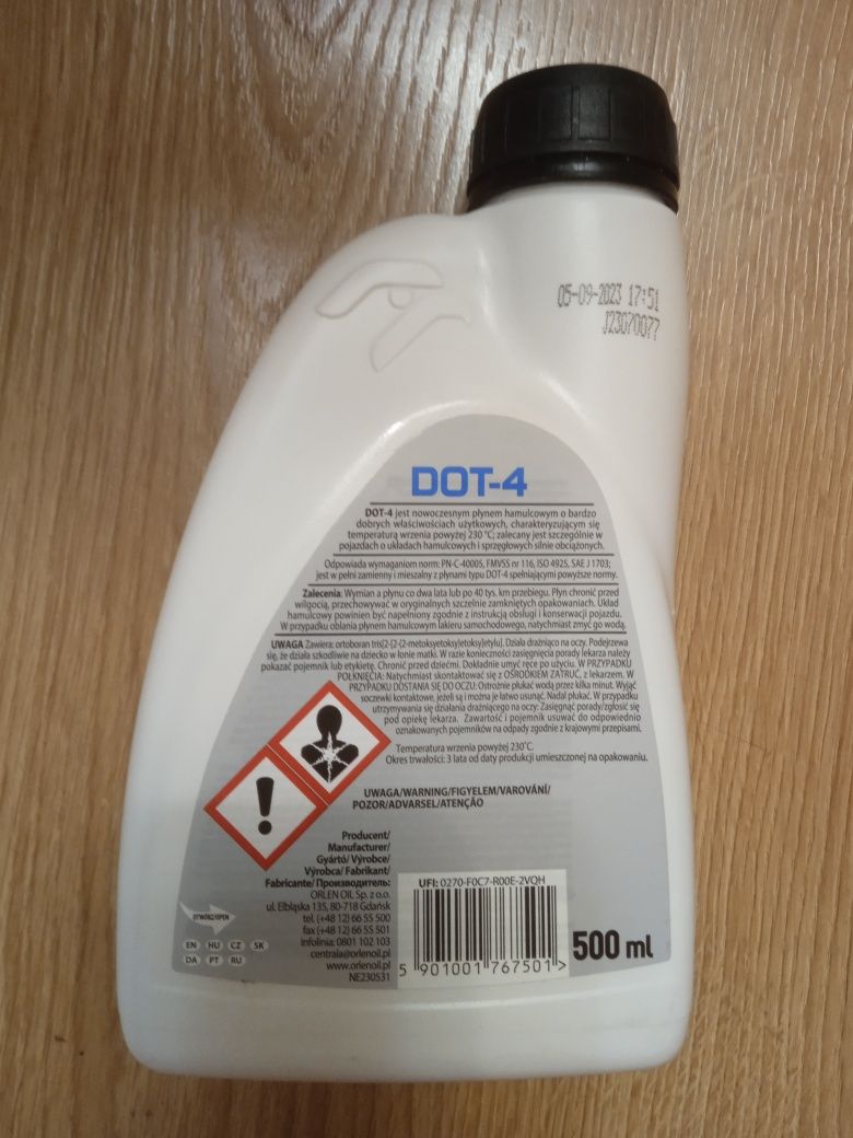 Гальмівна рідина  ORLEN OIL DOT-4