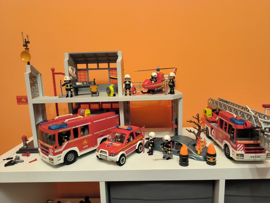 Mega zestaw strażacki Playmobil