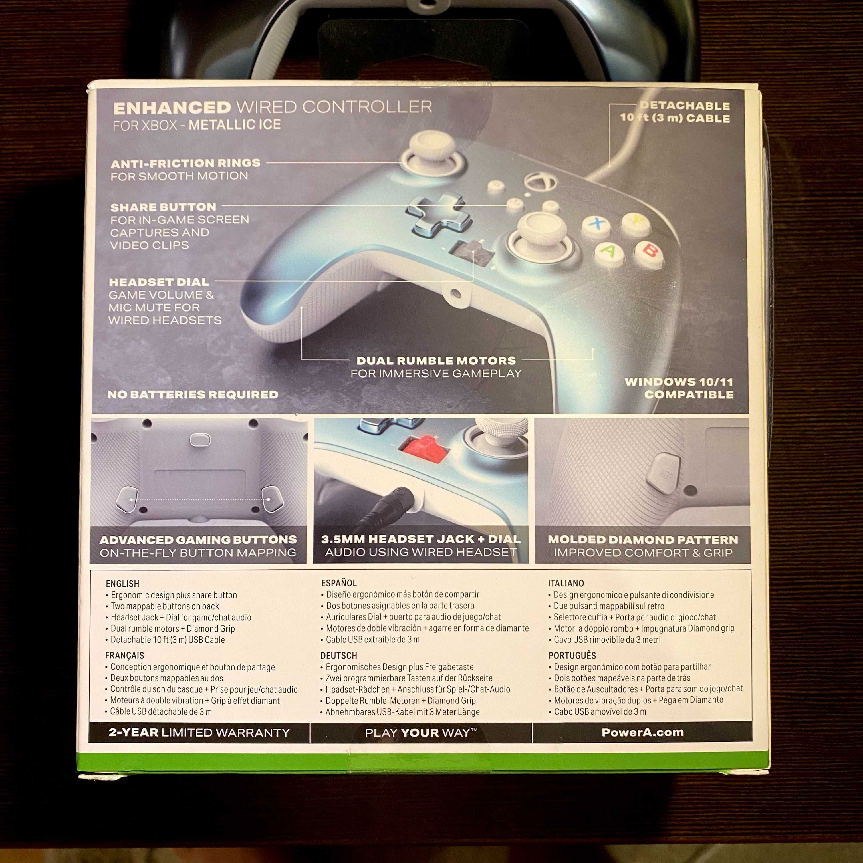 Pad PowerA Enhanced Metallic Ice - Limitowana edycja Xbox / PC