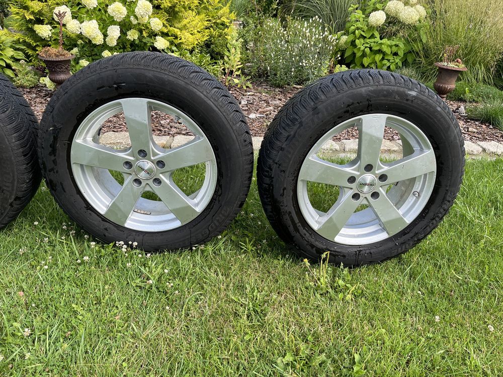 Koła Felgi 17’ Dezent 5x112 zimowe Audi Bmw Volkswagen 215/65