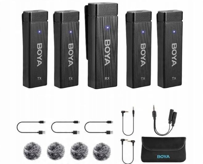 Boya BY-W4 Wielokanałowy 4-kanałowy bezprzewodowy system USZKODZONY
