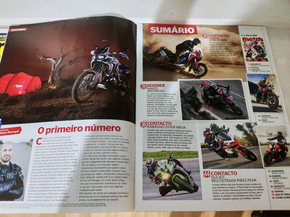 Revistas motos e motojornal