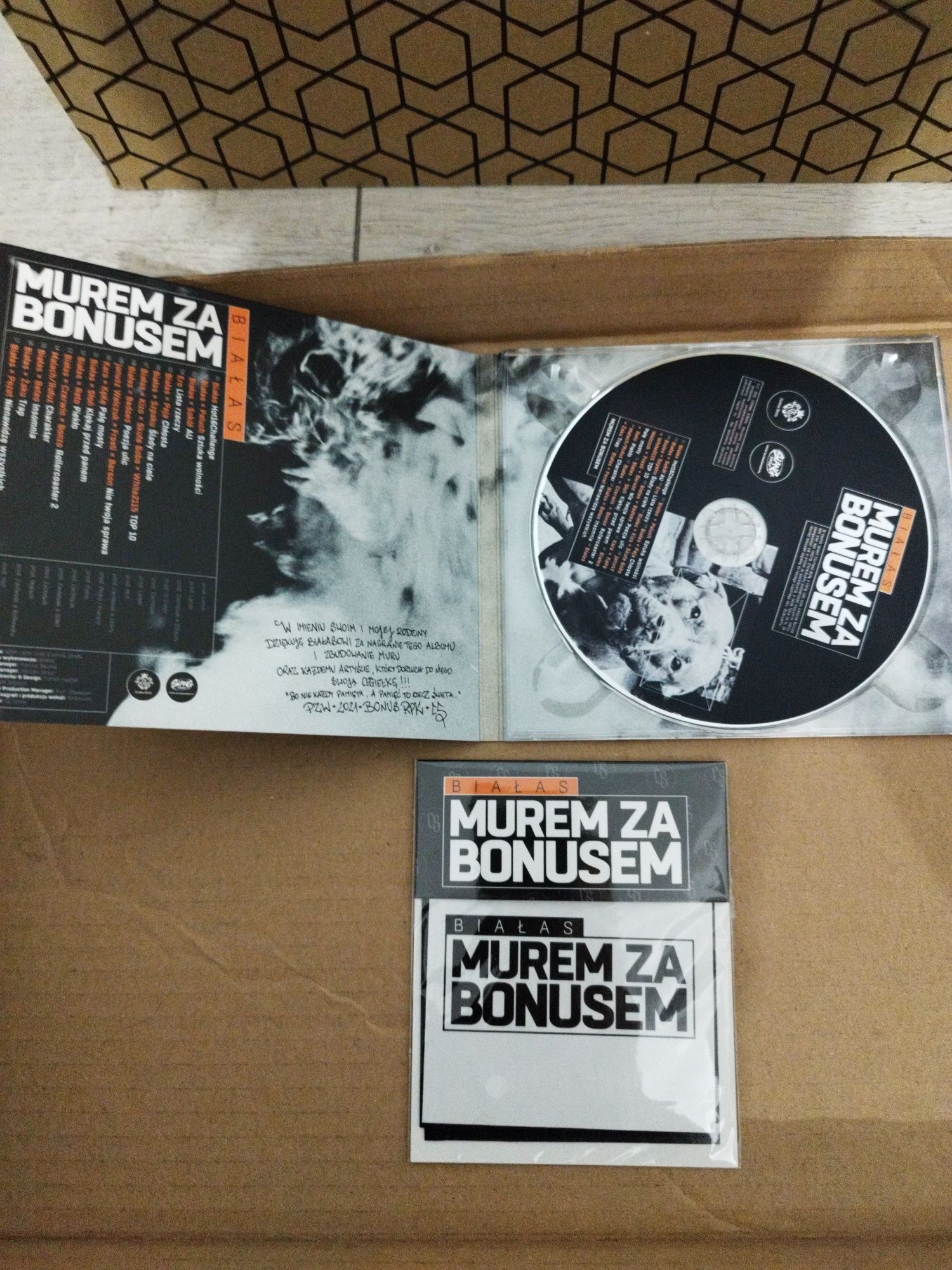 Białas bonus RPK murem za bonusem płyta CD rap