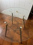 Mesa de jantar tampo de vidro