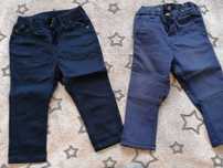 Spodnie H&M roz 86 2szt, ideał