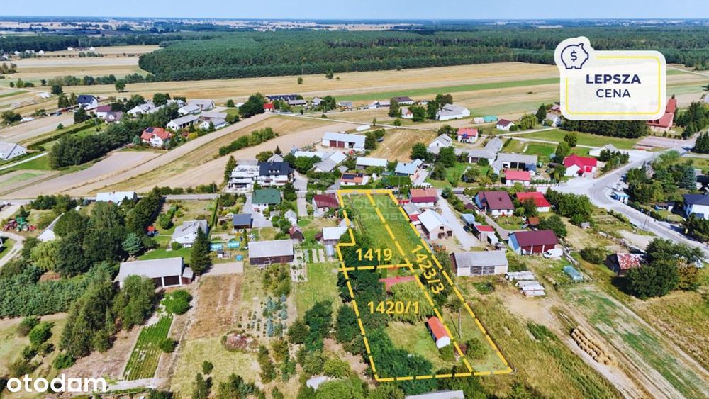 Dom drewniany z działką 3490m² – Olszewnica