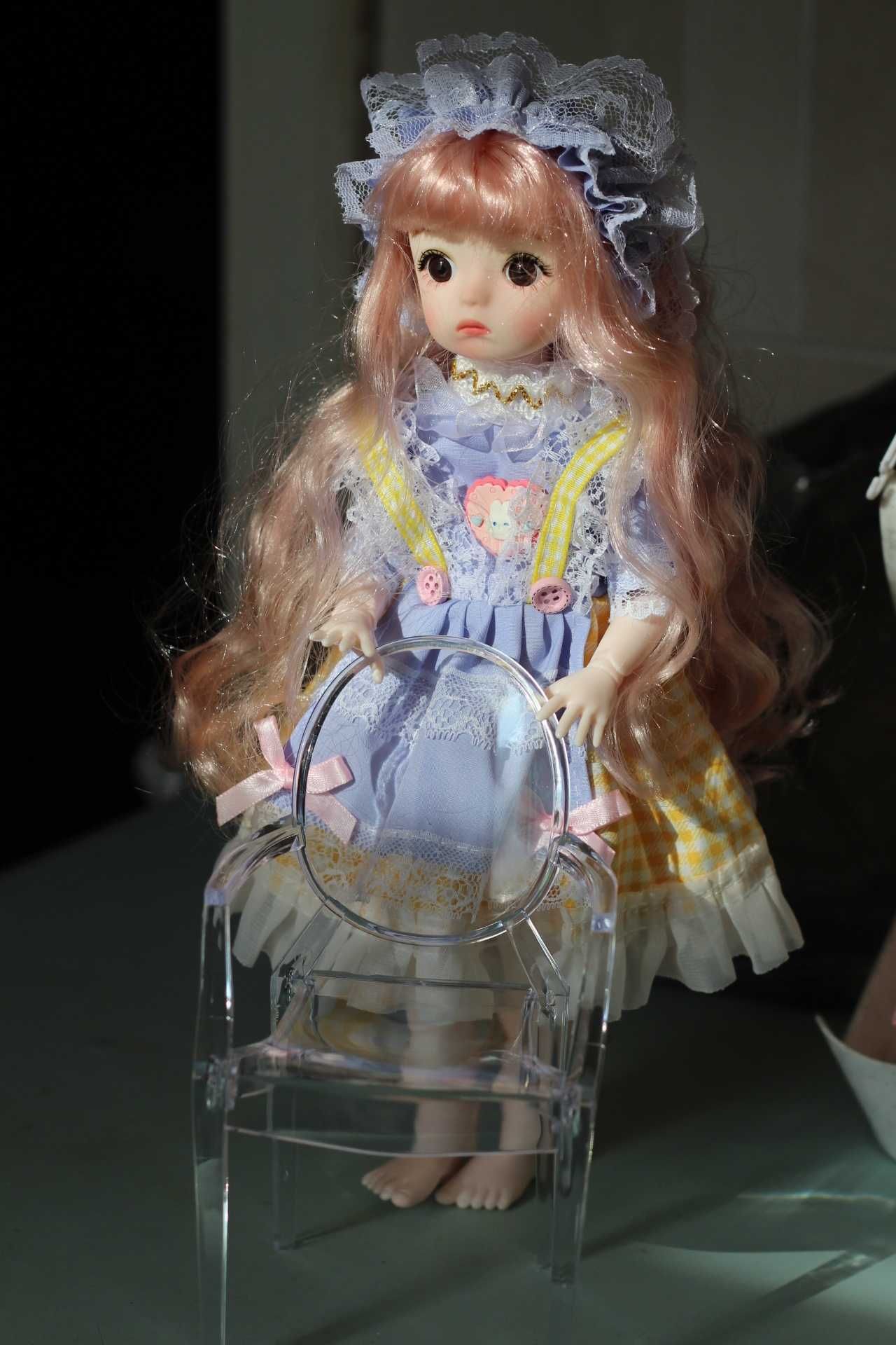 Лялька надзвичайна з одягом bjd  шарнирная кукла с одеждой