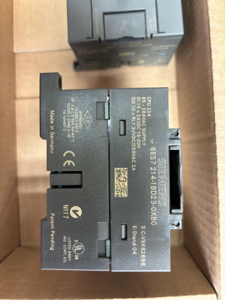 CPU 224 Siemens плюс входа/выхода кабель програмирования